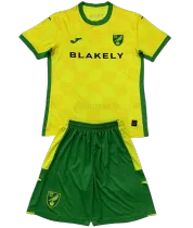24-25 Norwich City home Set.Jersey & Short High Quality
