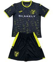 24-25 Norwich City Away Set.Jersey & Short High Quality