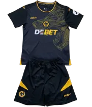 24-25 Wolverhampton Wanderers F.C. Away Set.Jersey & Short High Quality