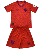 24-25 Sevilla FC Away Set.Jersey & Short High Quality