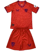24-25 Sevilla FC Away Set.Jersey & Short High Quality