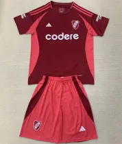 Kids kit 24-25 CA River Plate Away Thailand Quality