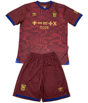 24-25 Ipswich Town Away Set.Jersey & Short High Quality