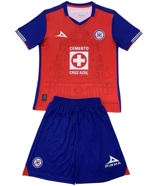 24-25 Cruz Azul Third Away Set.Jersey & Short High Quality