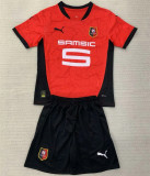 Kids kit 24-25 Stade Rennais F.C. home Thailand Quality