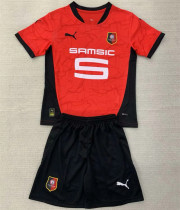 Kids kit 24-25 Stade Rennais F.C. home Thailand Quality