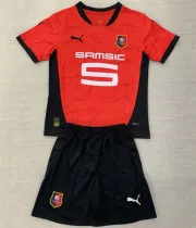 Kids kit 24-25 Stade Rennais F.C. home Thailand Quality