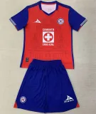 24-25 Cruz Azul Third Away Set.Jersey & Short High Quality