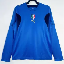 Long sleeve 2006 Italy home Retro Jersey Thailand Quality