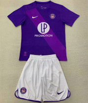 Kids kit 24-25 Toulouse FC home Thailand Quality