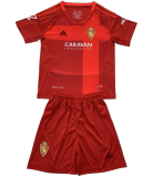 24-25 Real Zaragoza Away Set.Jersey & Short High Quality