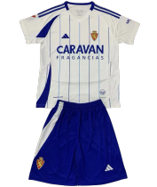 24-25 Real Zaragoza home Set.Jersey & Short High Quality