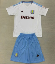 24-25 Aston Villa Away Set.Jersey & Short High Quality