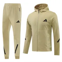 2025 Adidas (khaki) Jacket and cap set training suit Thailand Qualit