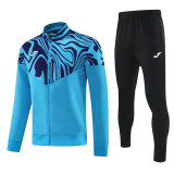25-26 (blue) Jacket Adult Sweater tracksuit set