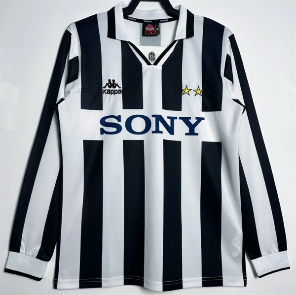 Long sleeve 95-97 Juventus FC home Retro Jersey Thailand Quality
