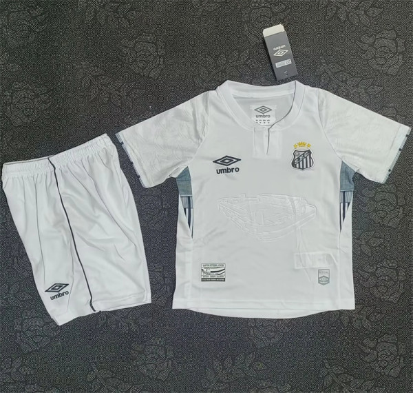 Kids kit 24-25 Santos FC home Thailand Quality