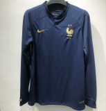 Long sleeve 22-23 France home Retro Jersey Thailand Quality