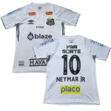 All sponsors 24-25 Santos FC home (NEYMAR JR. 10#) Fans Version Thailand Quality