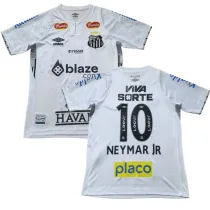 All sponsors 24-25 Santos FC home (NEYMAR JR. 10#) Fans Version Thailand Quality
