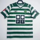 03-04 Sporting Lisbon home Retro Jersey Thailand Quality