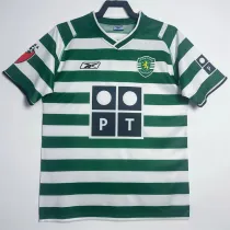 03-04 Sporting Lisbon home Retro Jersey Thailand Quality