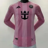 Long sleeve 25-26 Inter Miami CF home Player Version Thailand Quality