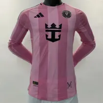 Long sleeve 25-26 Inter Miami CF home Player Version Thailand Quality