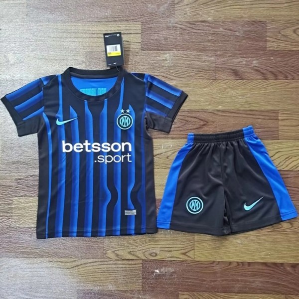 Kids kit 25-26 Inter milan home Thailand Quality