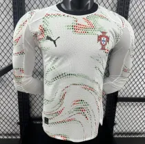 Long sleeve 2025 Portugal Away Player Version Thailand Quality