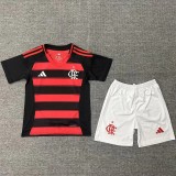 Kids kit 25-26 Flamengo home Thailand Quality