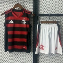 Kids kit 25-26 Flamengo home (vest) Thailand Quality