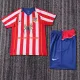 Kids kit 04-05 Atletico Madrid home (Retro Jersey) Thailand Quality