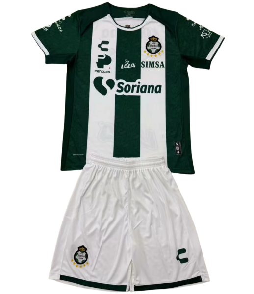 24-25 Santos Laguna home Set.Jersey & Short High Quality