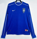 Long sleeve 1998 Brazil Away Retro Jersey Thailand Quality