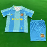 Kids kit 07-08 FC Barcelona Away (Retro Jersey) Thailand Quality