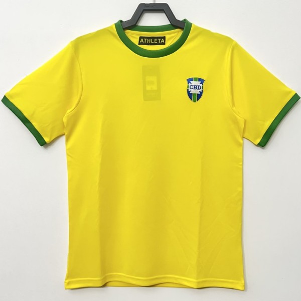 1970 Brazil home Retro Jersey Thailand Quality
