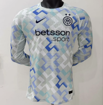 Long sleeve 25-26 Inter milan Away Player Version Thailand Quality