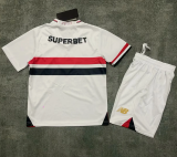 Kids kit 25-26 Sao Paulo home Thailand Quality