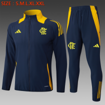 24-25 Flamengo (royal blue) Jacket Adult Sweater tracksuit set