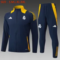 24-25 Real Madrid (royal blue) Jacket Adult Sweater tracksuit set