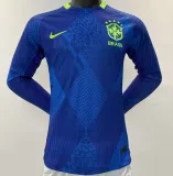 Long sleeve 2025 Brazil Away Player Version Thailand Quality