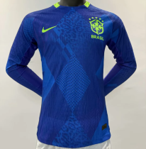 Long sleeve 2025 Brazil Away Player Version Thailand Quality
