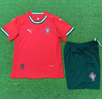 Player Version Kids kit 2025 Portugal home Thailand Quality