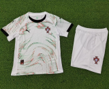 Player Version Kids kit 2025 Portugal Away Thailand Quality