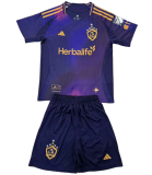 25-26 LA Galaxy Away Set.Jersey & Short High Quality