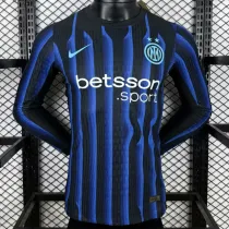 Long sleeve 25-26 Inter milan home Player Version Thailand Quality