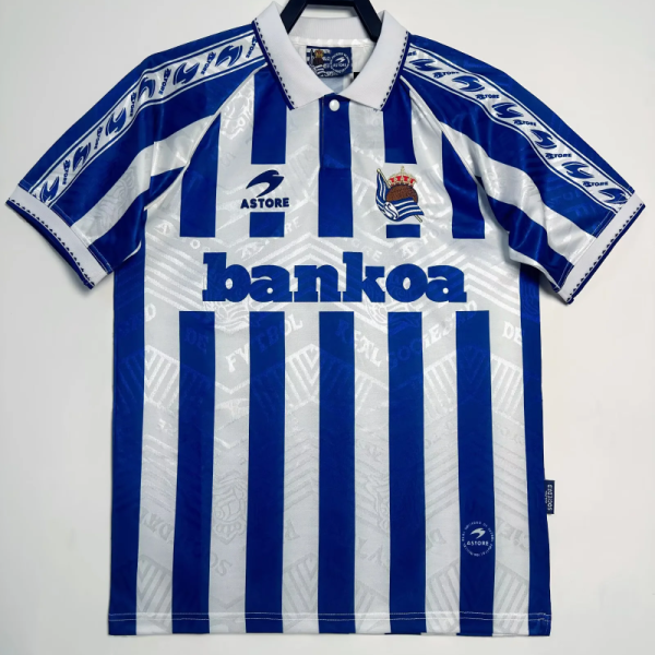 94-95 Real Sociedad home Retro Jersey Thailand Quality