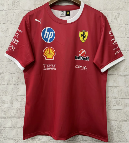 2025 Ferrari  2025 Ferrari  F1 2025法拉利圆领