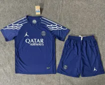 24-25 Paris Saint-Germain Fourth Away Set.Jersey & Short High Quality